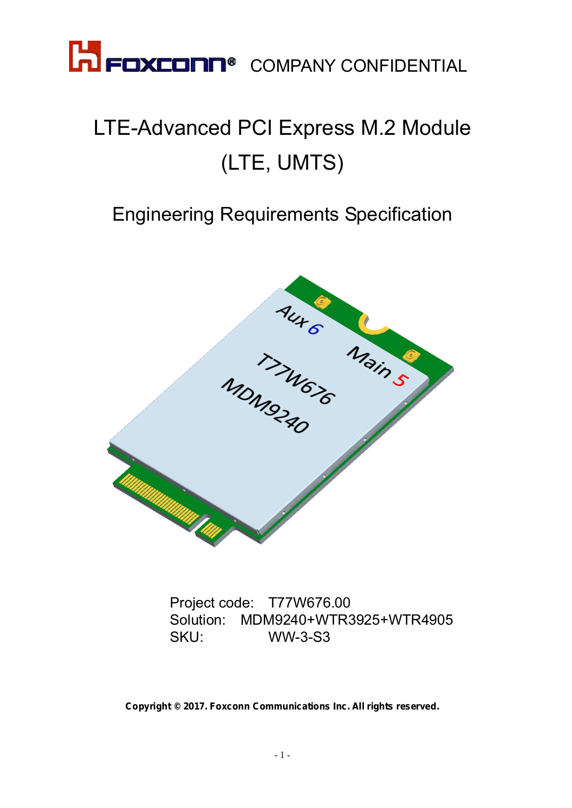 HON HAI PRECISION IND T77W676 User Manual