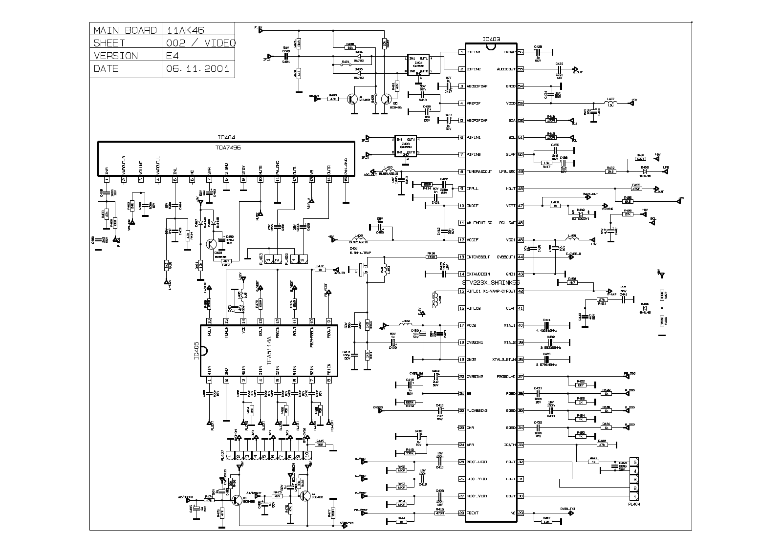 VESTEL 11AK46, AK46 Schematics video