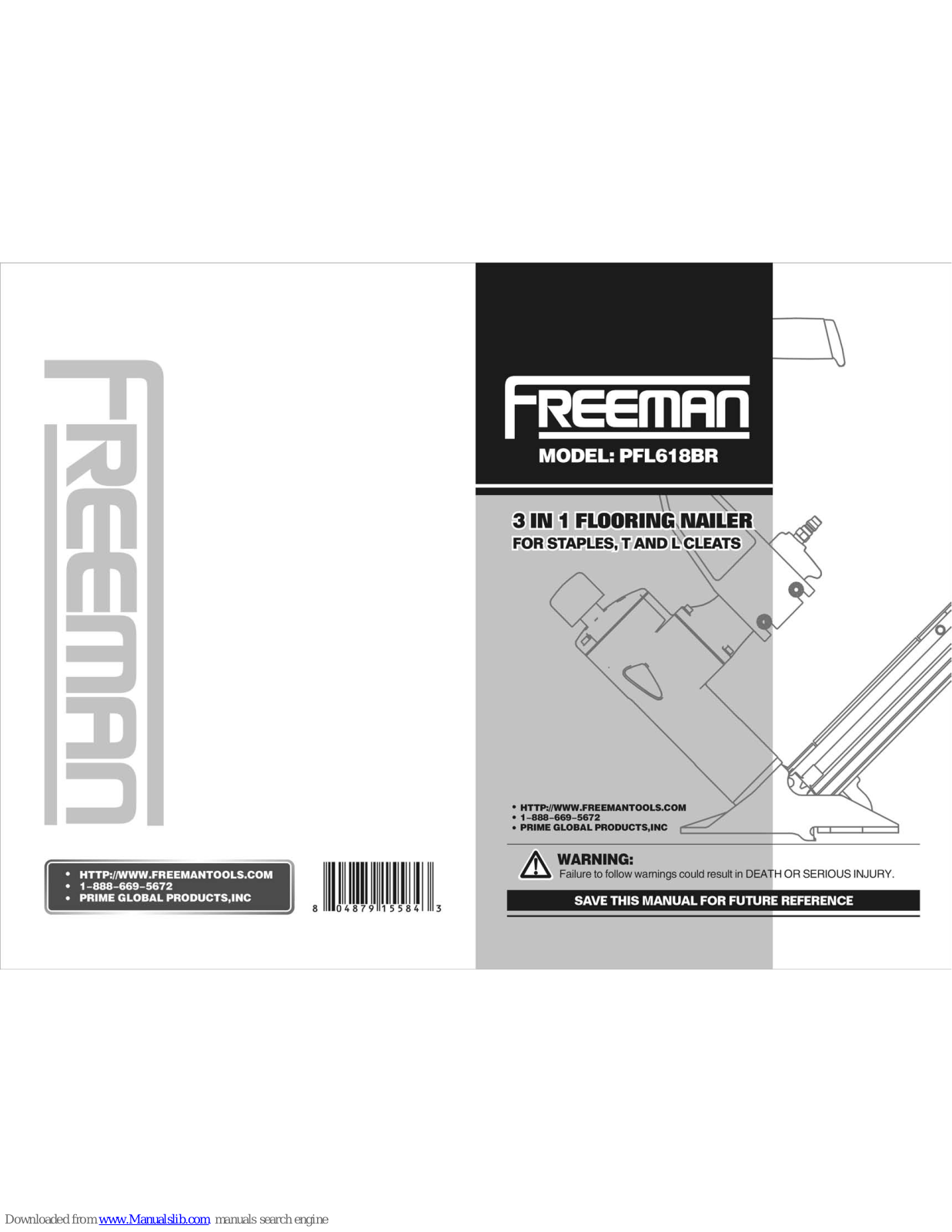 Freeman PFL618BR User Manual