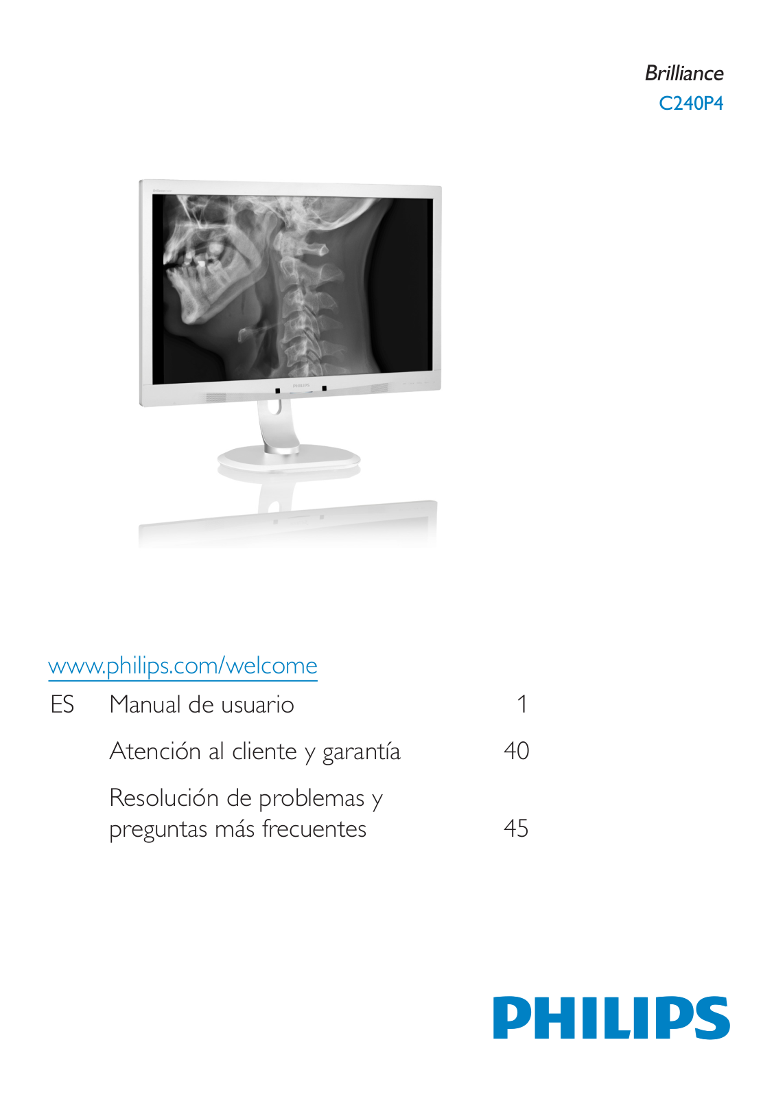 Philips C240P4 User Manual