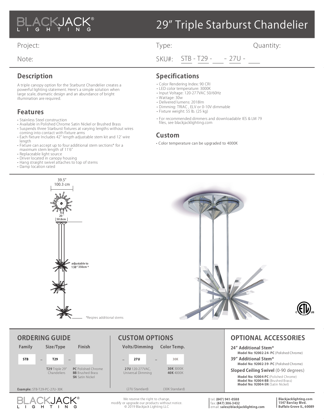 Blackjack Lighting AAQF1069 Specifications - ManualMachine.com