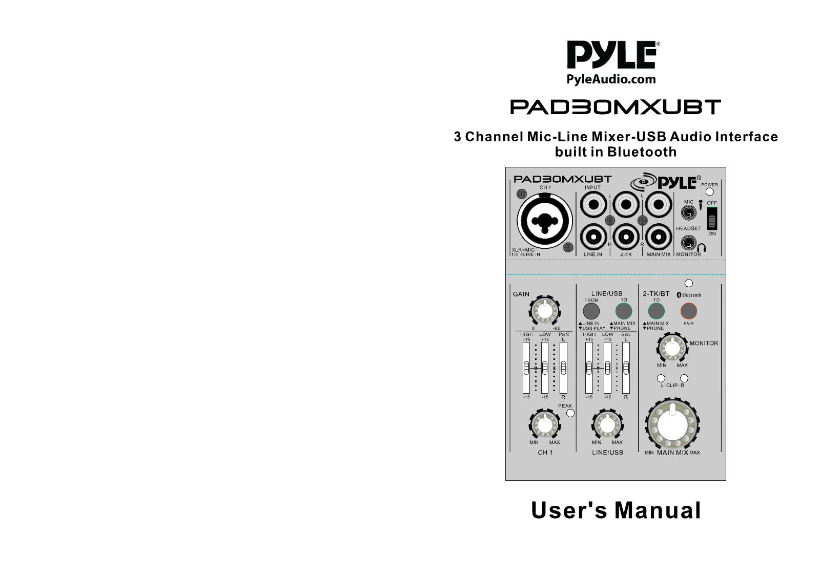 Pyle PAD30MXUBT User guide - ManualMachine.com