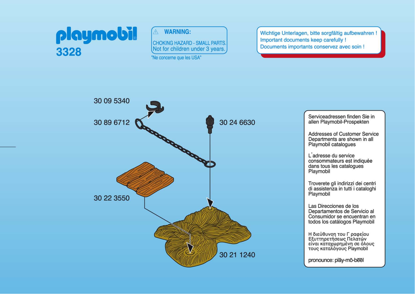 Playmobil 3328 Instructions