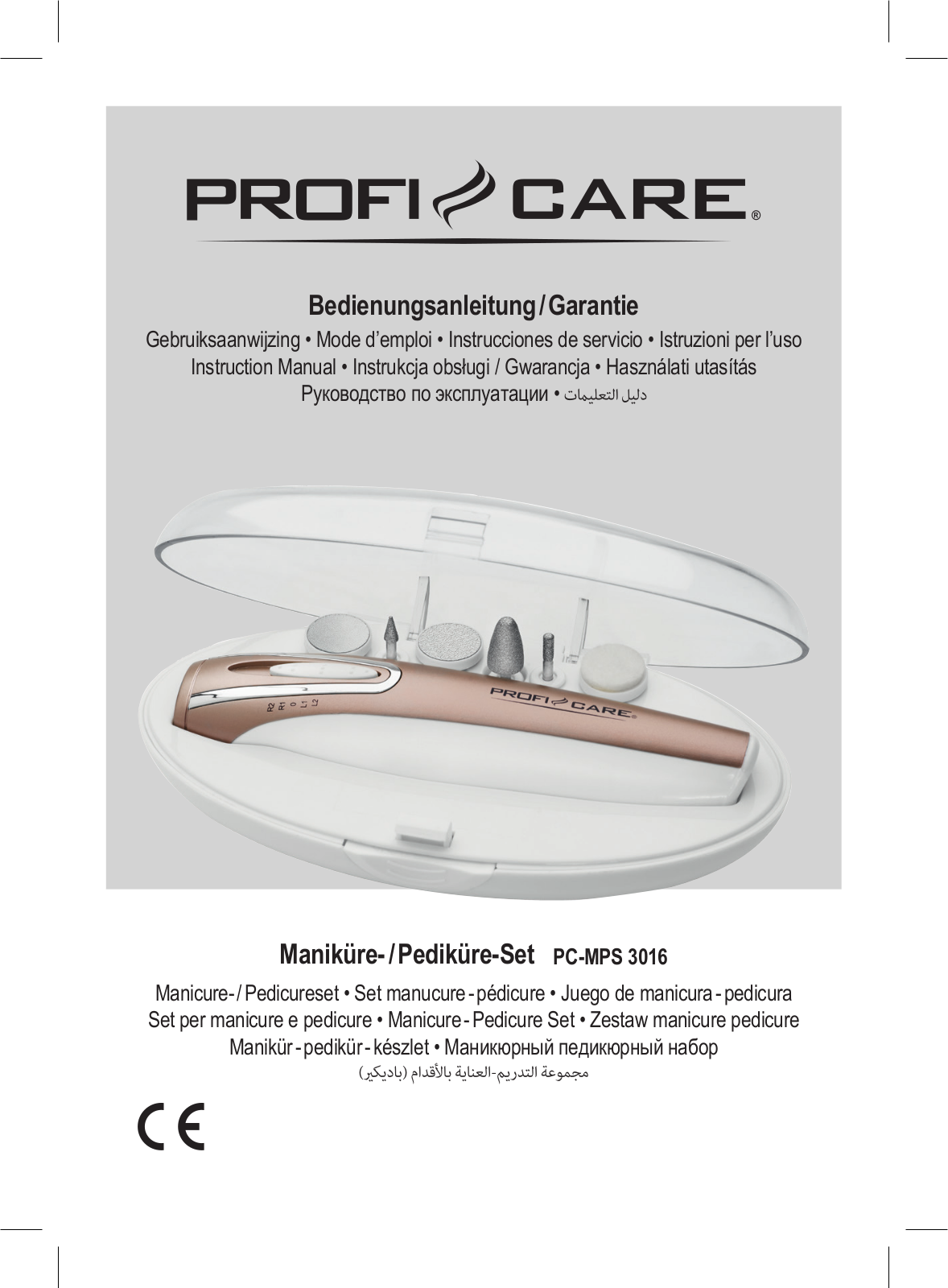 Profi Care PC-MPS 3016 Instruction Manual