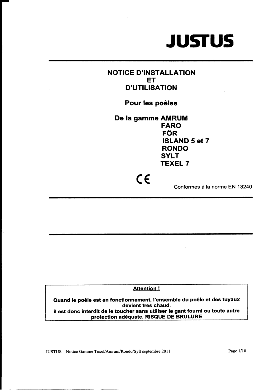 JUSTUS Texel User Manual