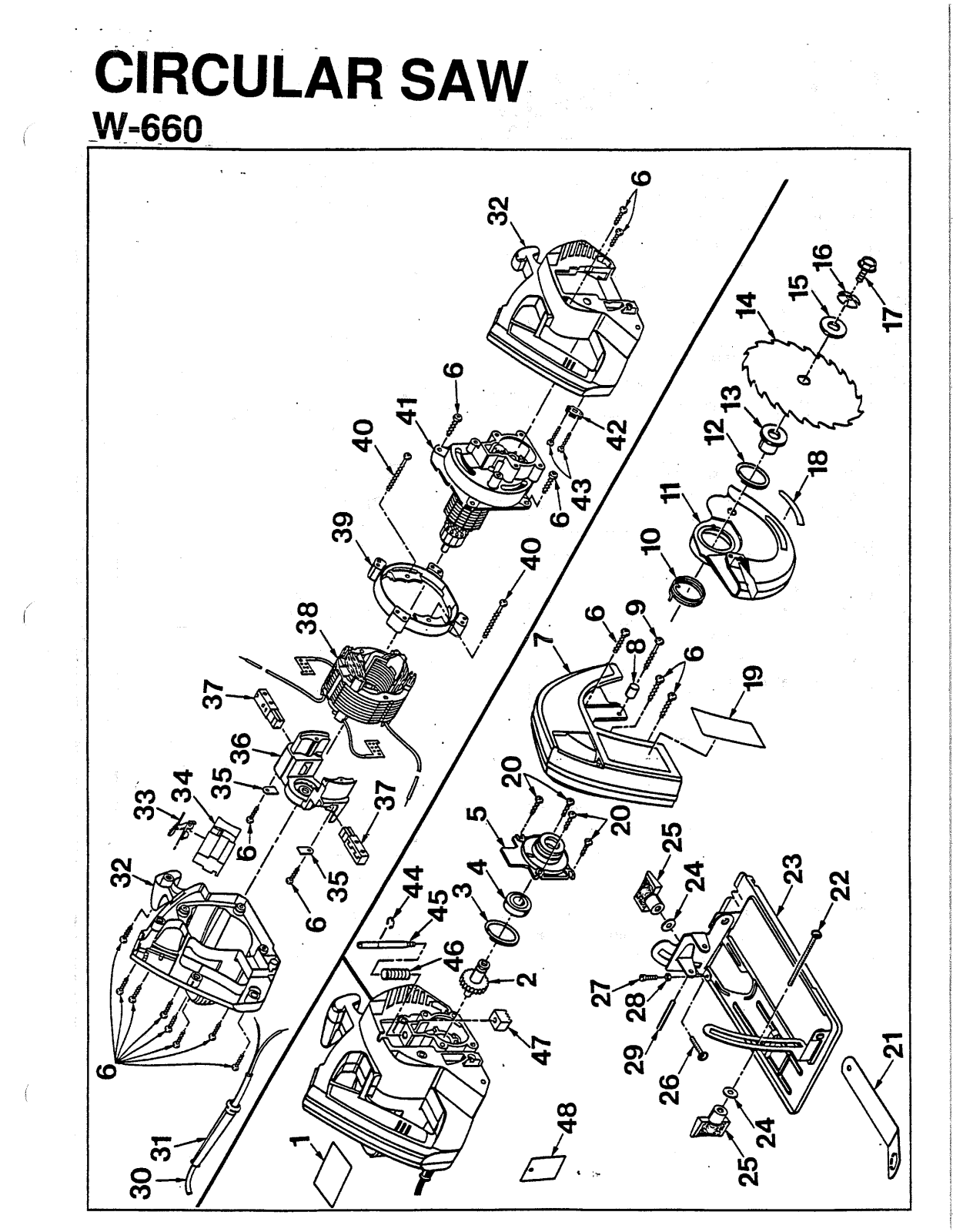 Ryobi W660 User Manual