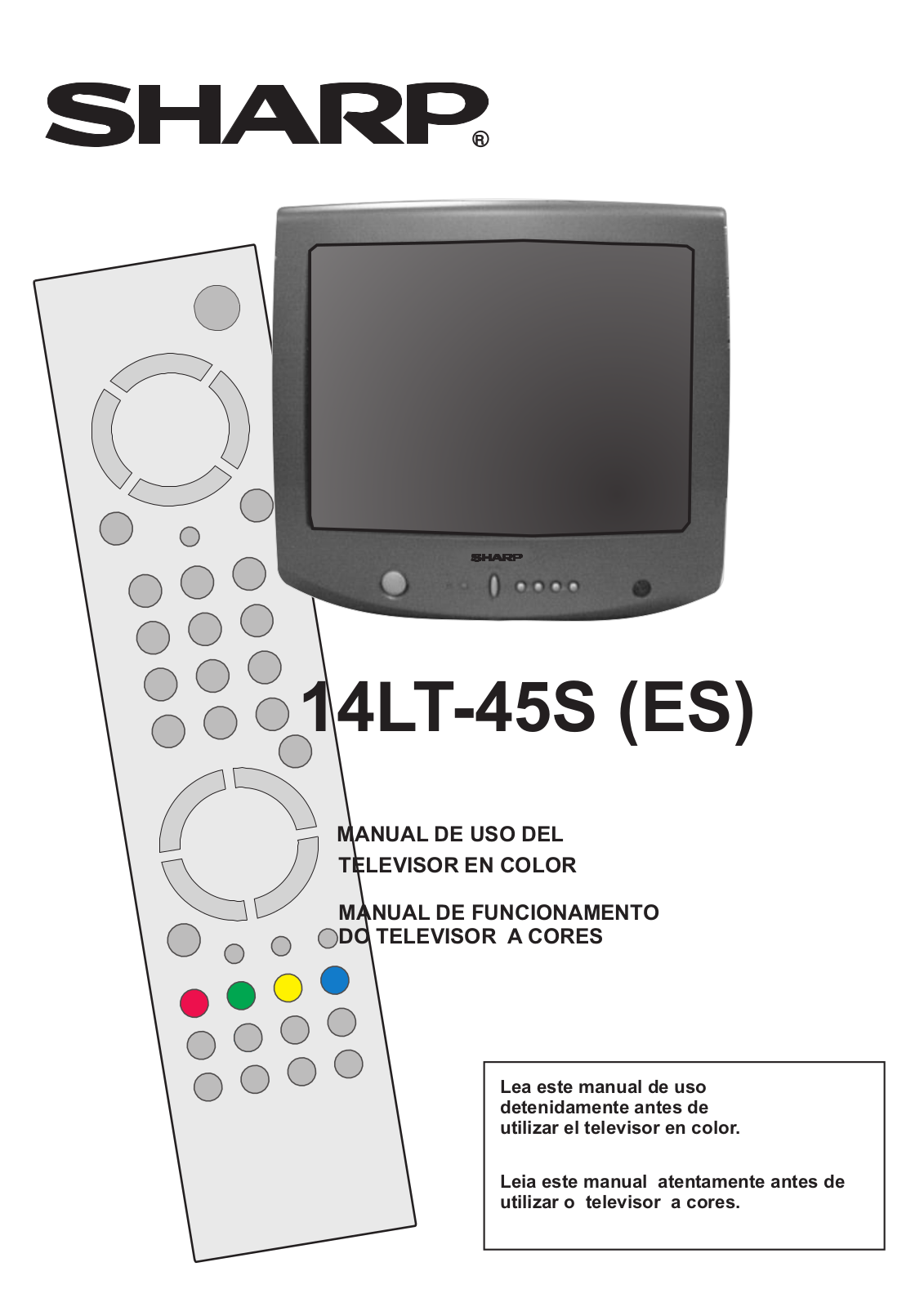 Sharp 14LT-45S User Manual