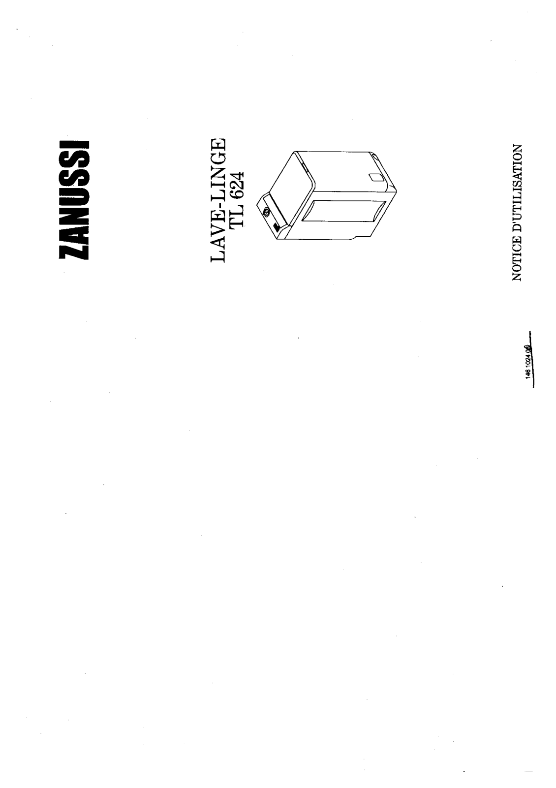 Zanussi TL624 User Manual