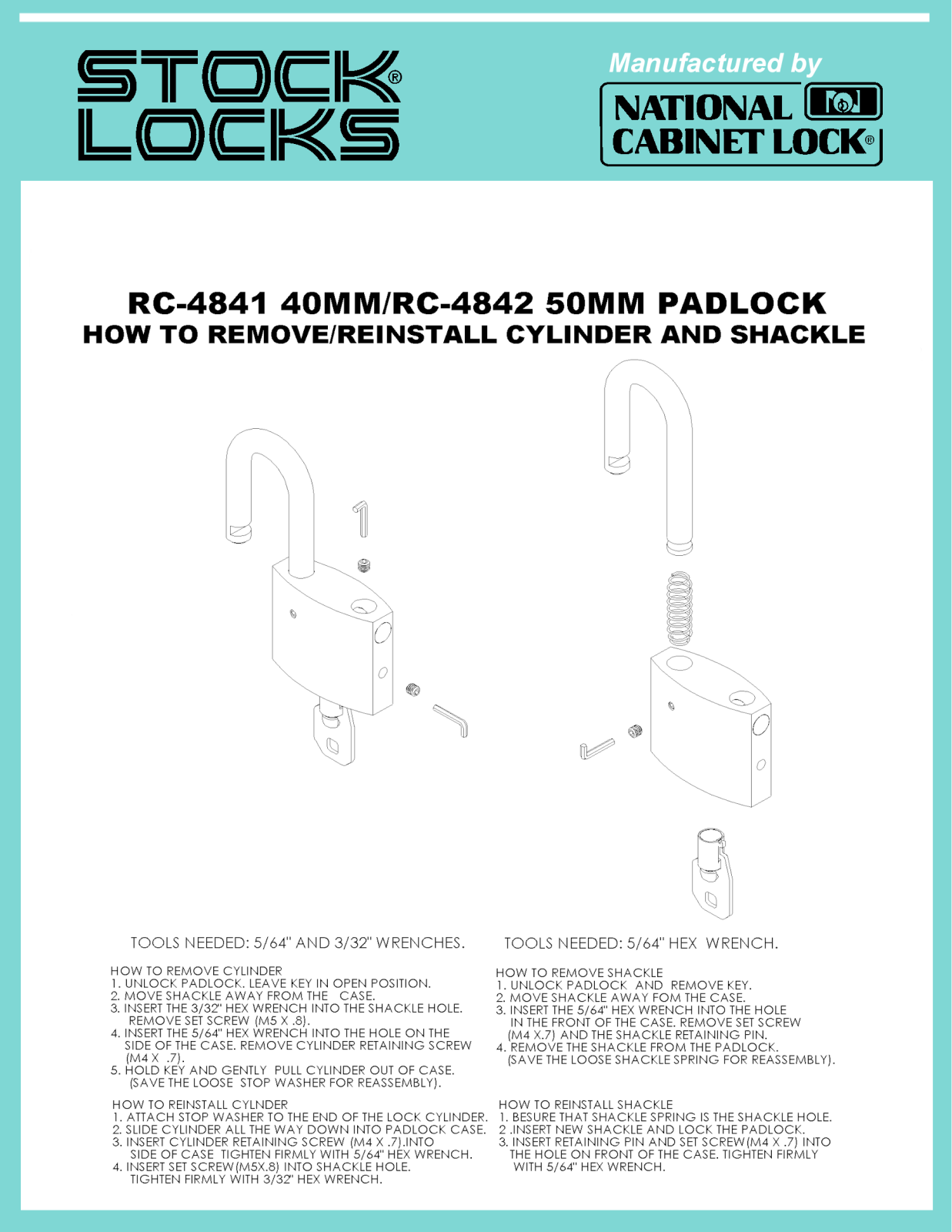 Compx RC4841-2 drawing