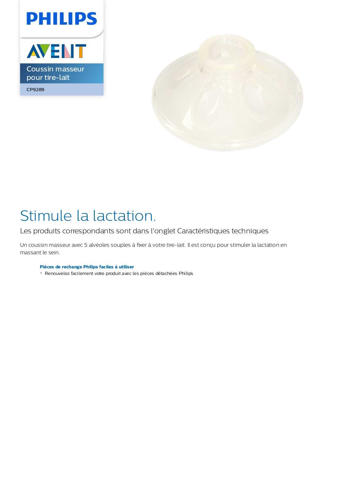 Philips CP9289 product sheet