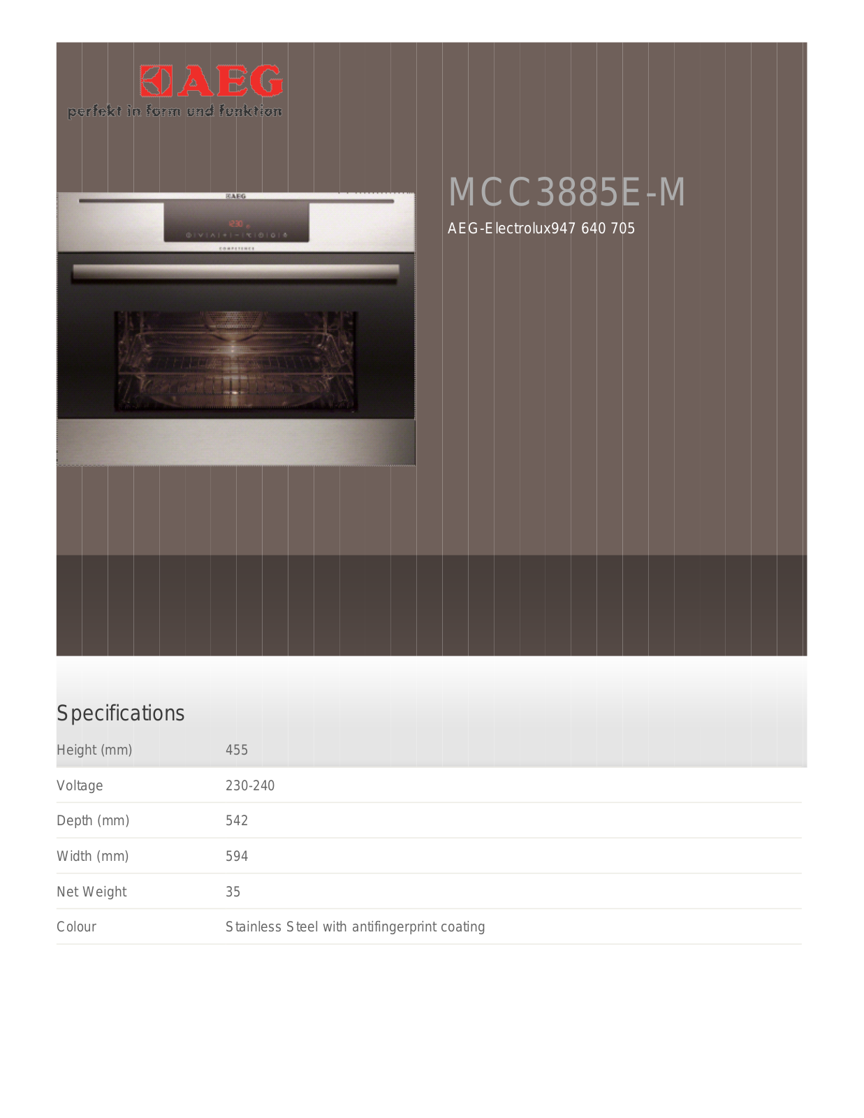 AEG MC2664E-B User Manual