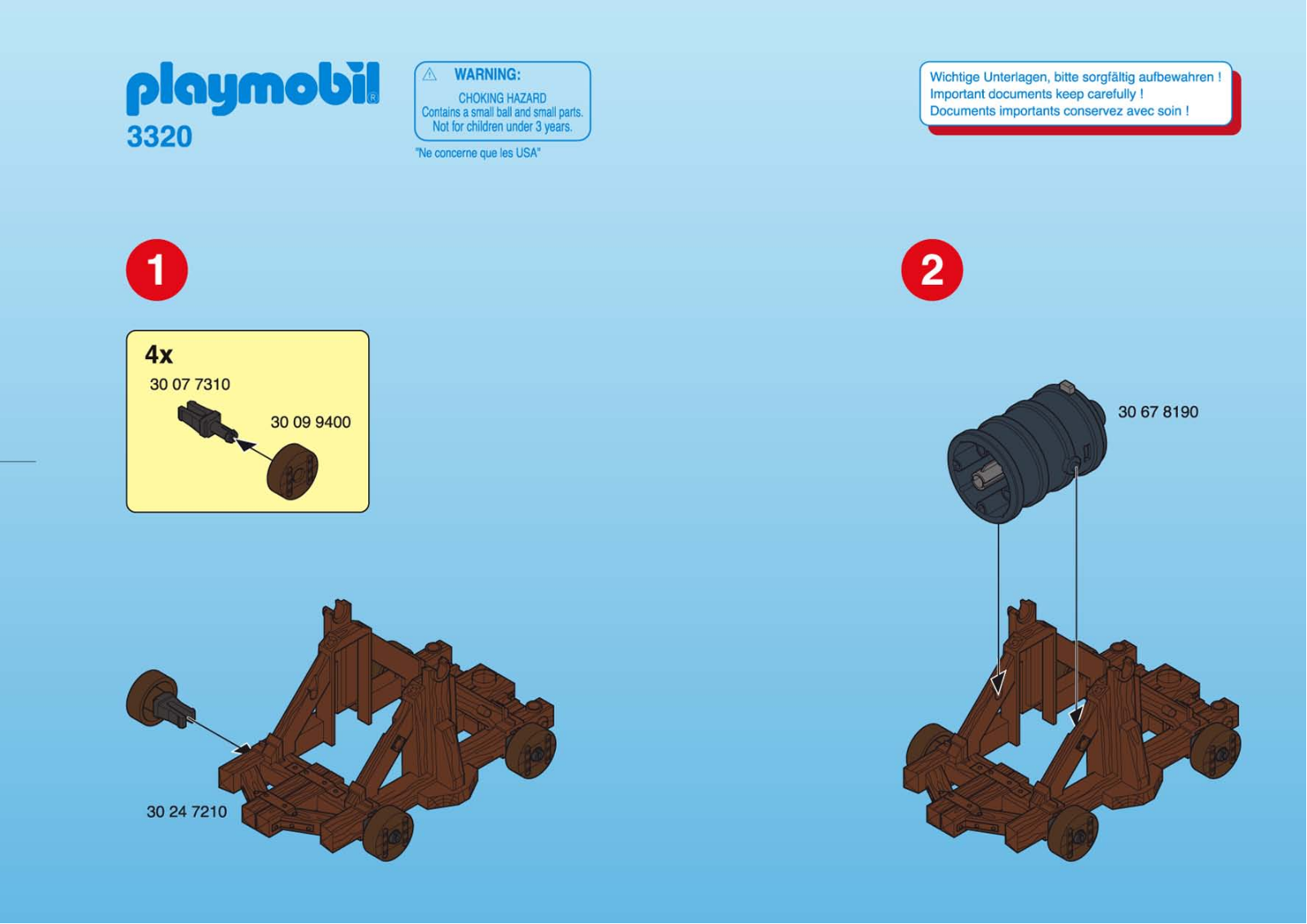 Playmobil 3320 Instructions