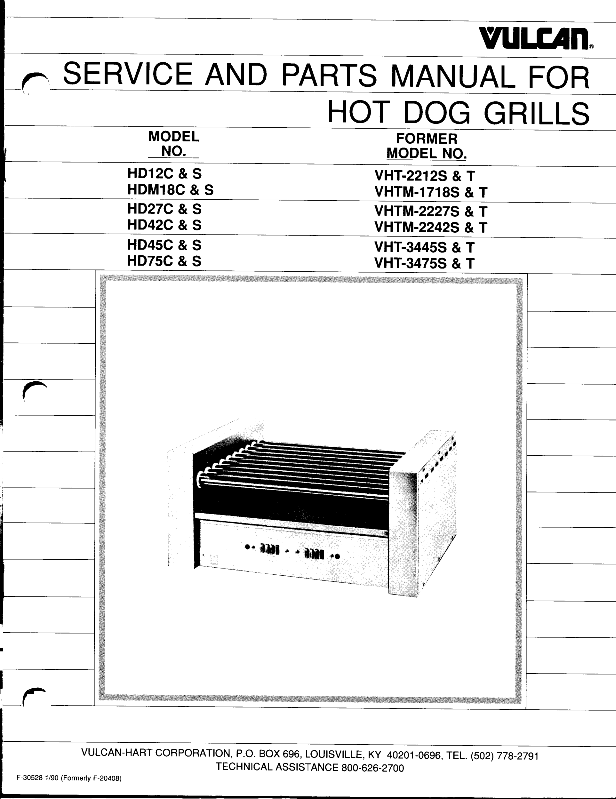 Vulcan HD12C Service Manual