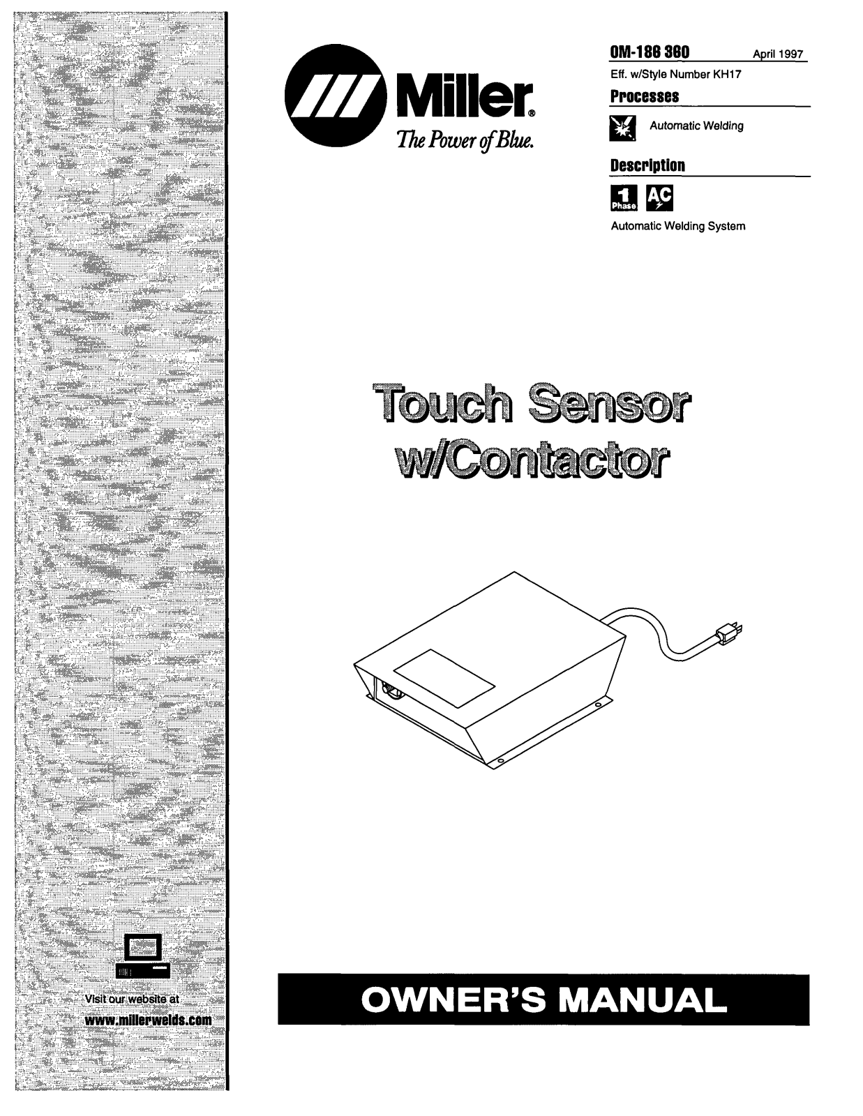 Miller Electric OM-180 800 User Manual