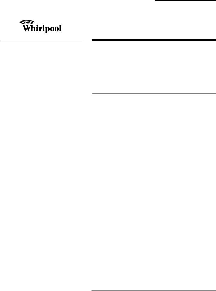 Whirlpool MT264 1 WHITE Schematic