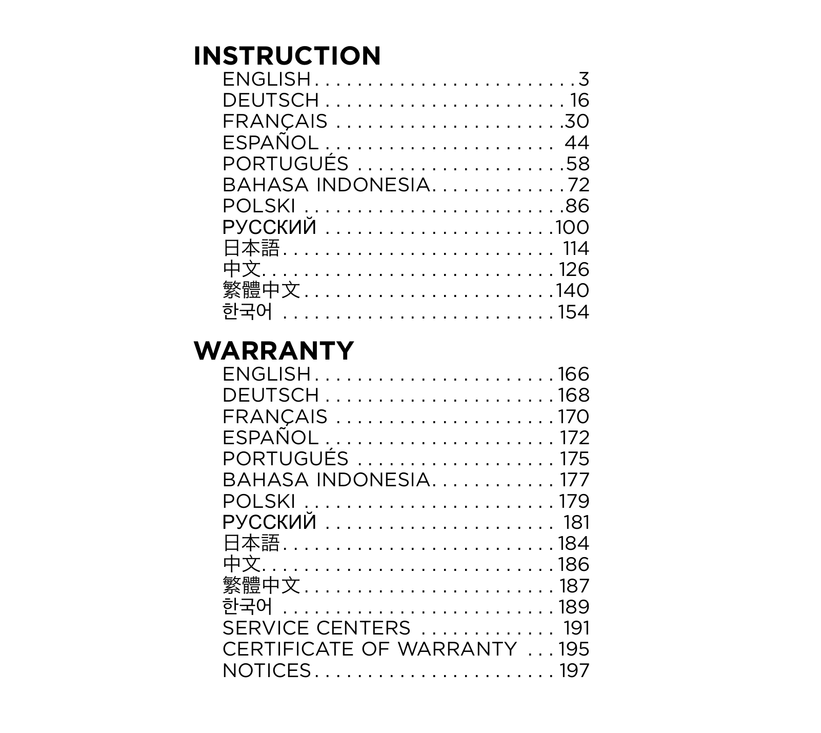 ARMANI EXCHANGE AX1838 Instruction Manual