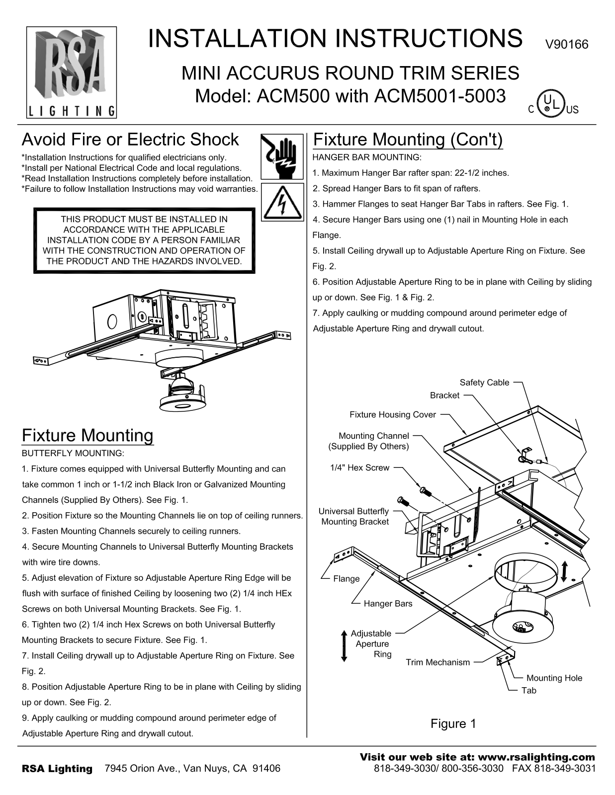 Cooper Lighting ACM5003, ACM5001 User Manual