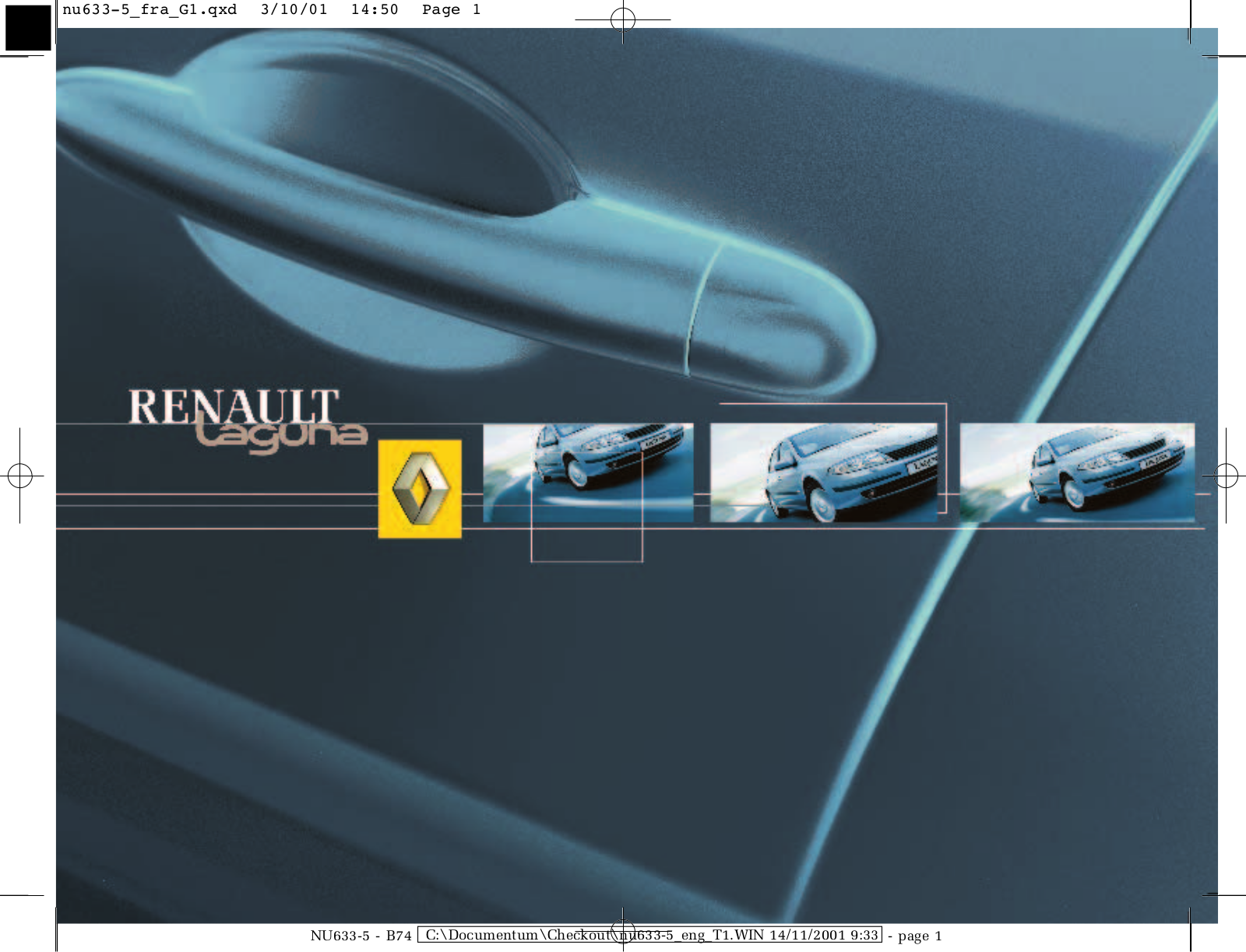 Renault LAGUNA 2001 Owner Manual