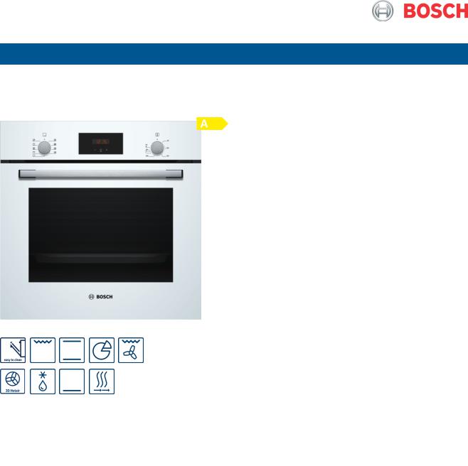 Bosch HBF114EW0R User Manual