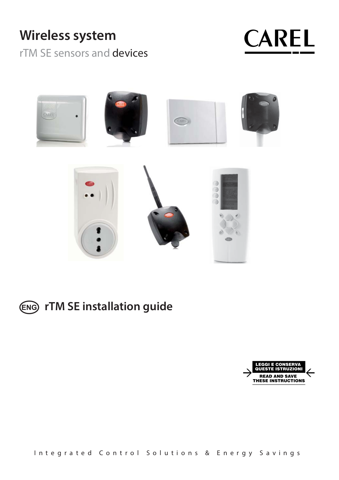 Carel rTM SE Series Installation Manual - ManualMachine.com
