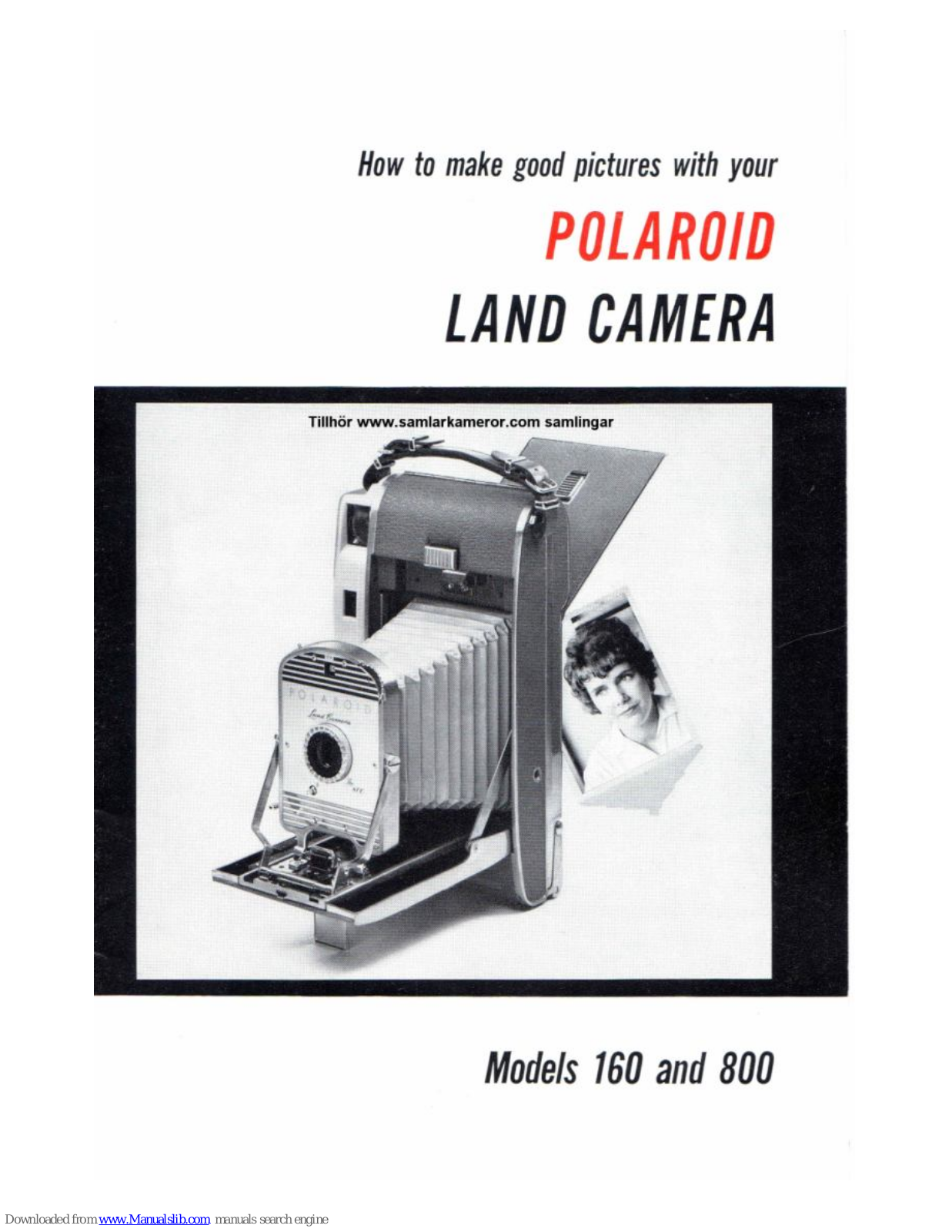 Polaroid 160, 800 User Manual