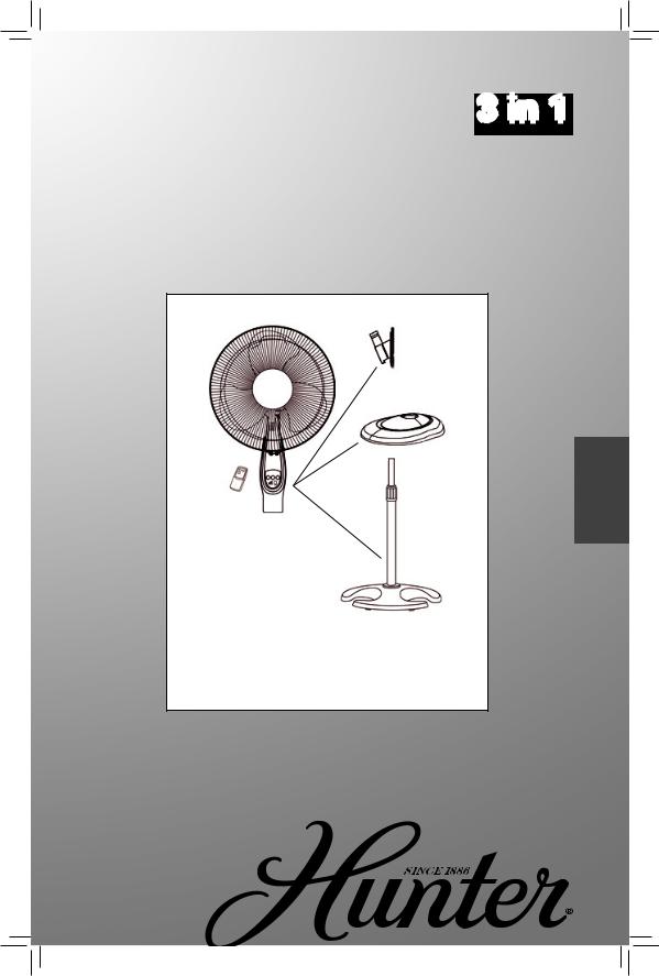 Hunter 90390 Owner's Manual