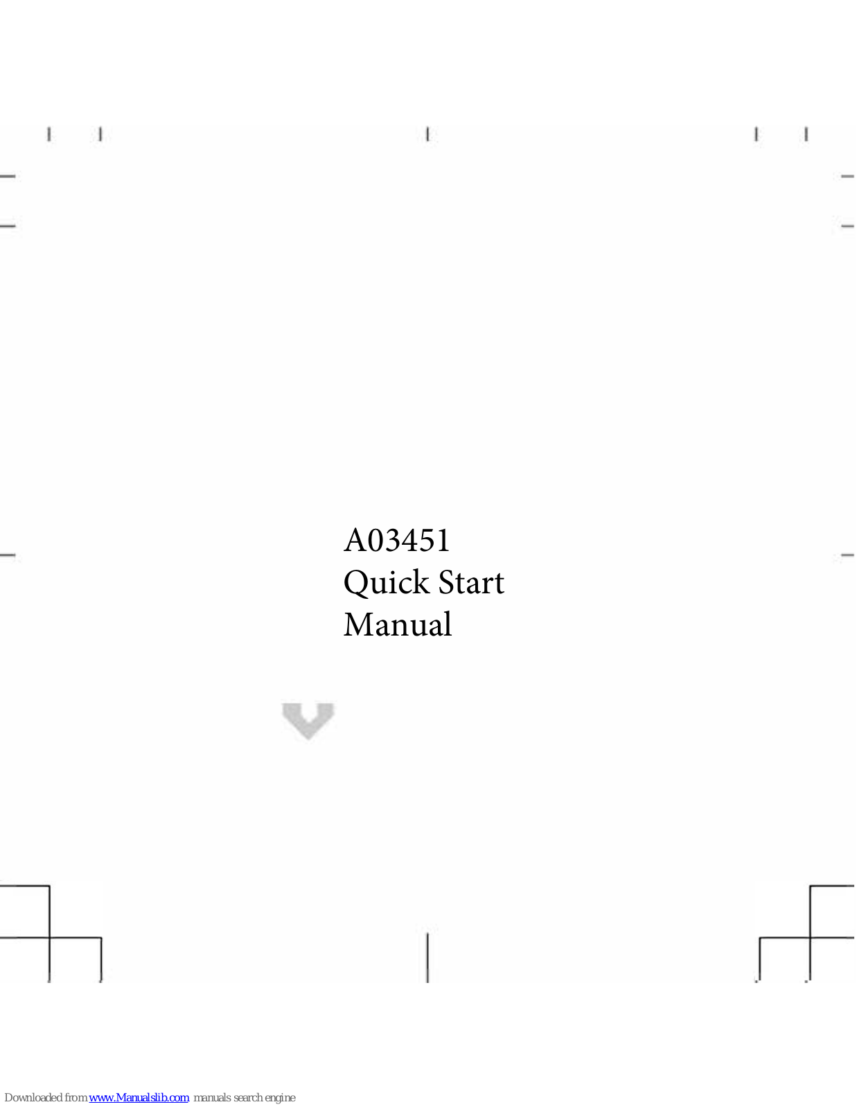 Garmin A03451 Quick Start Manual