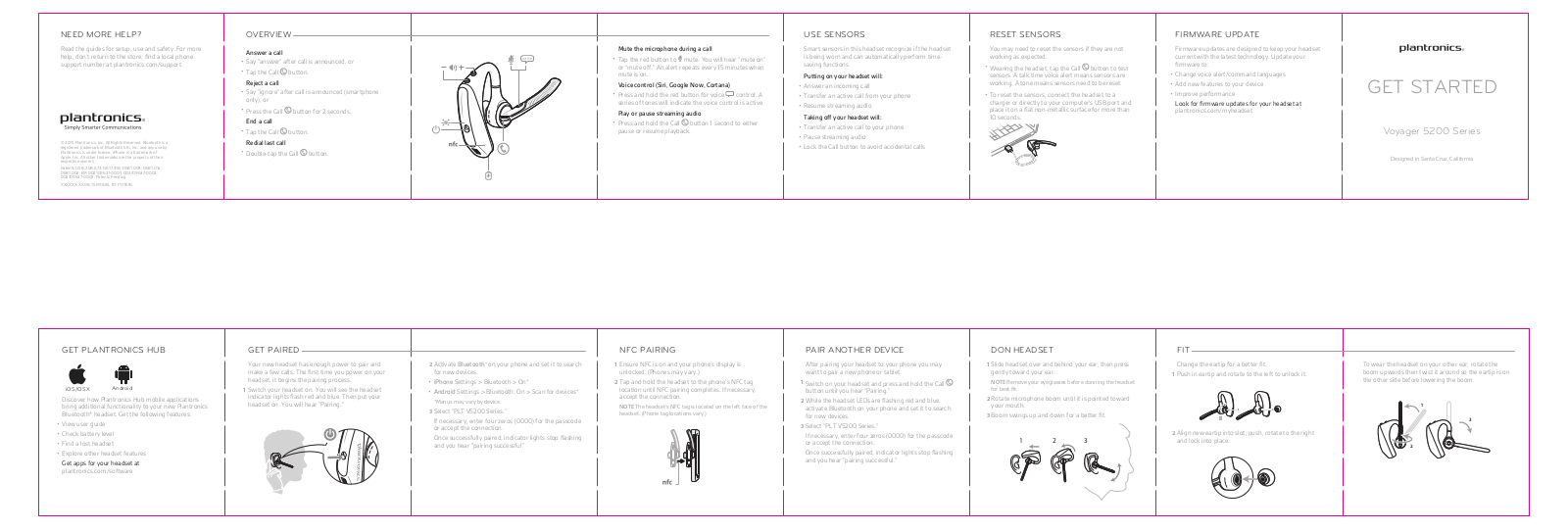 Plantronics POTE16 User Manual