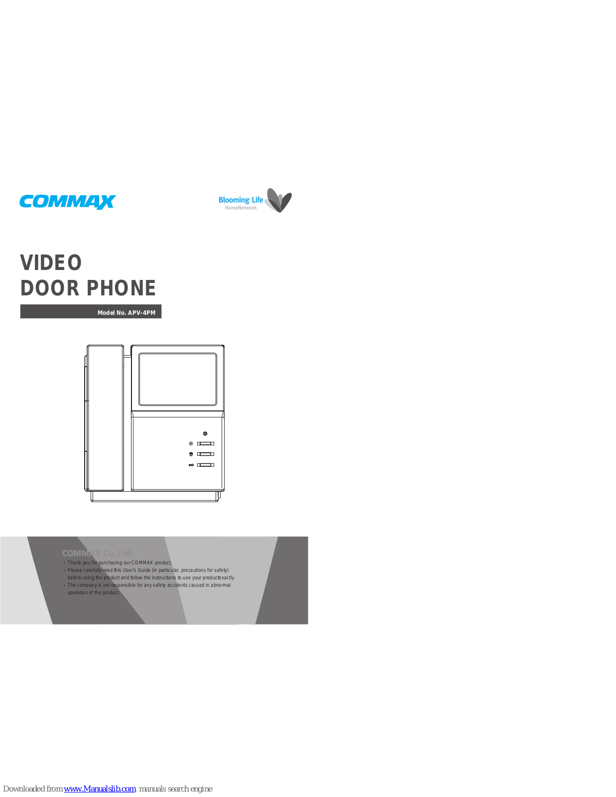 Commax APV-4PM User Manual