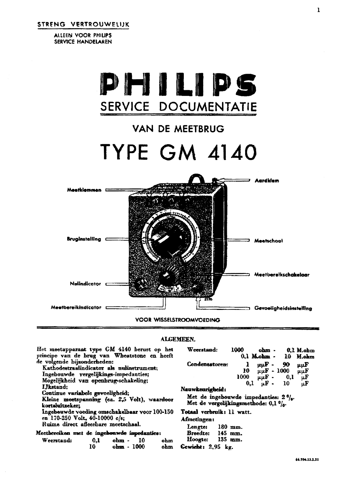 Philips gm4140 schematic