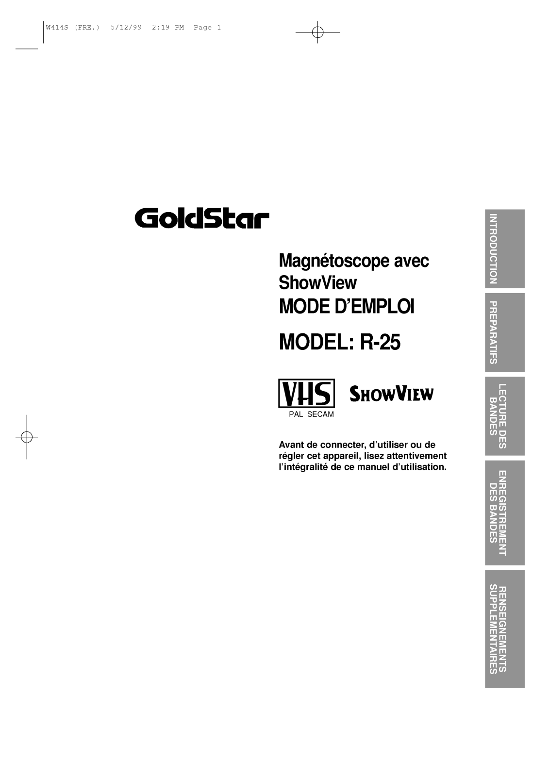 LG R-25 User Manual