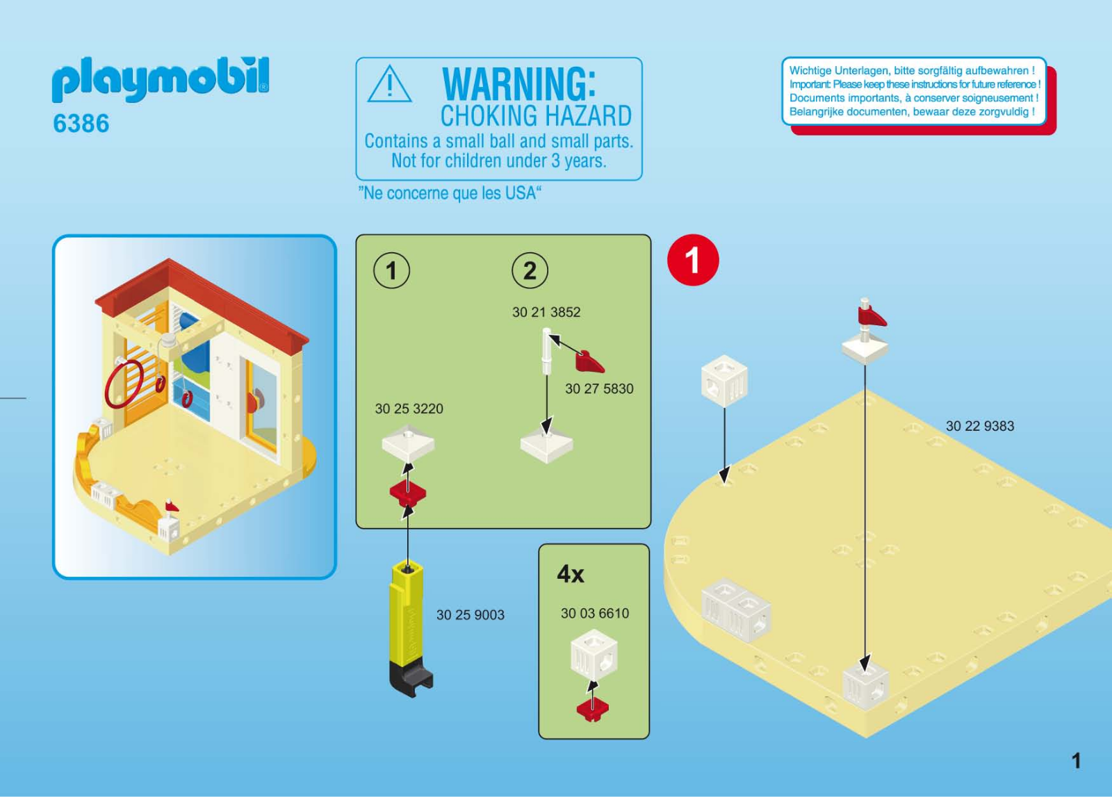 Playmobil 6386 Instructions