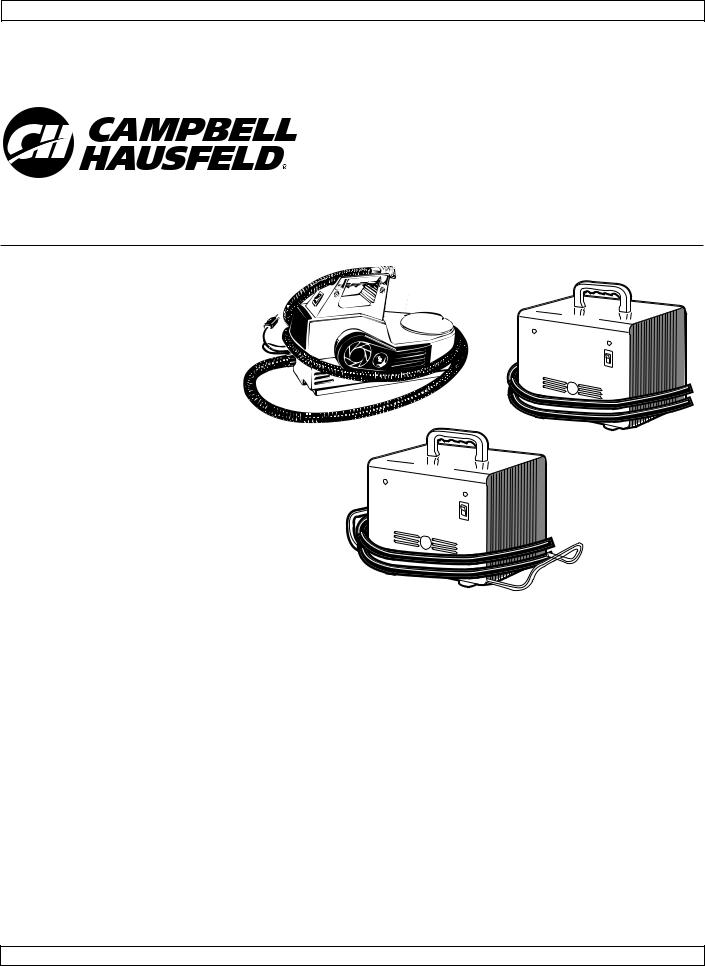 Campbell Hausfeld HV2500, HV3000, HU502000AV, HU500000AV User Manual