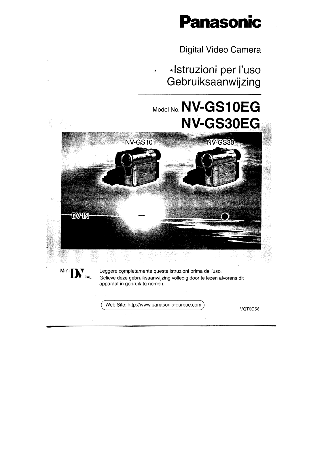 Panasonic NV-GS30EG, NV-GS10EG User Manual