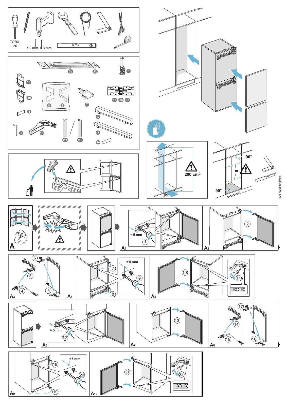 NEFF KI5672FF0 Assembly instructions