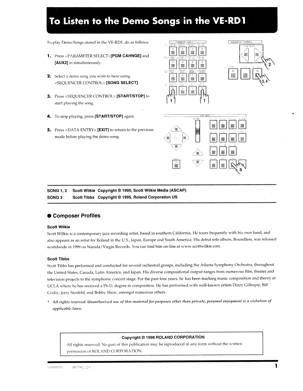 Roland Corporation A-90 Addendum