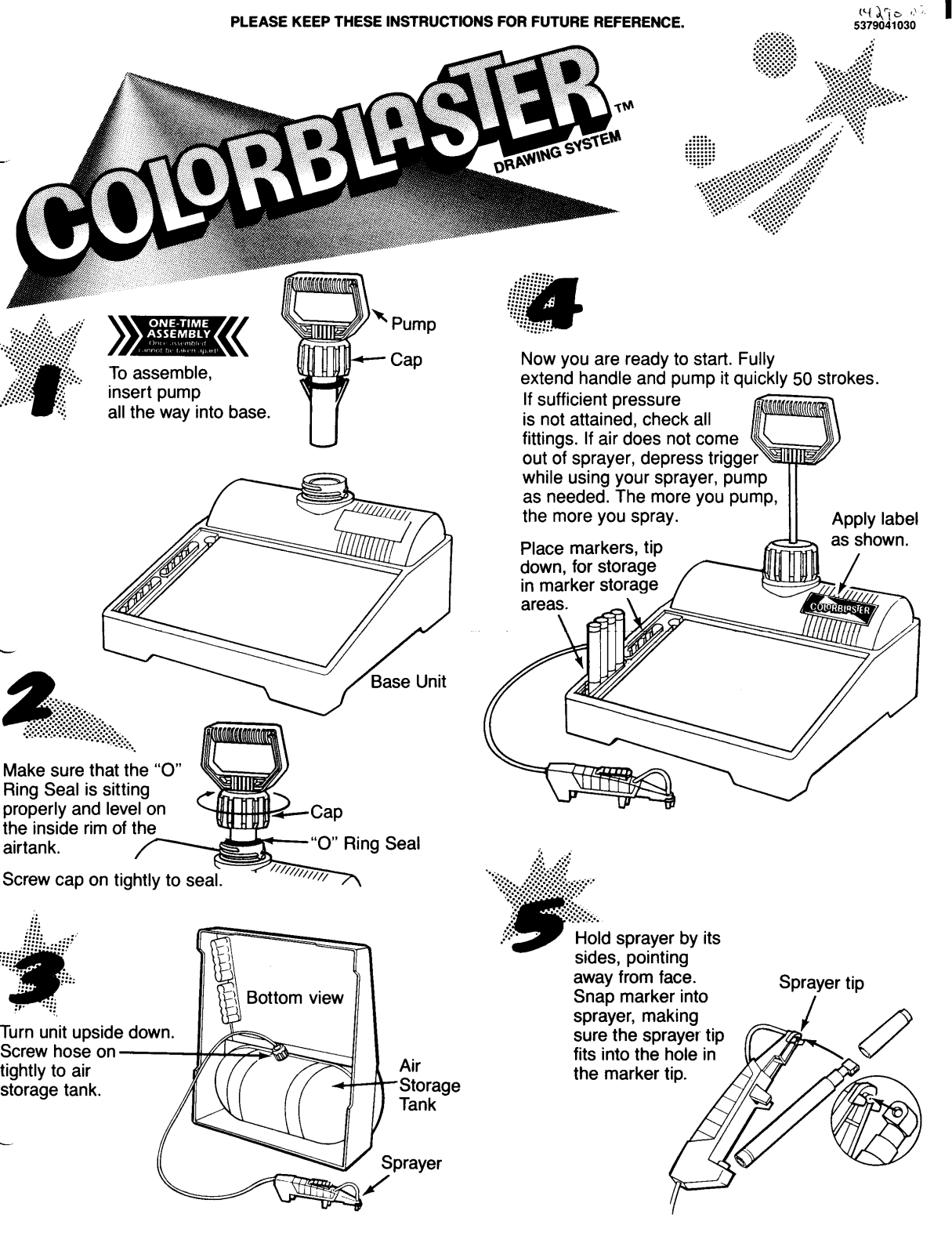 HASBRO Colorblaster User Manual