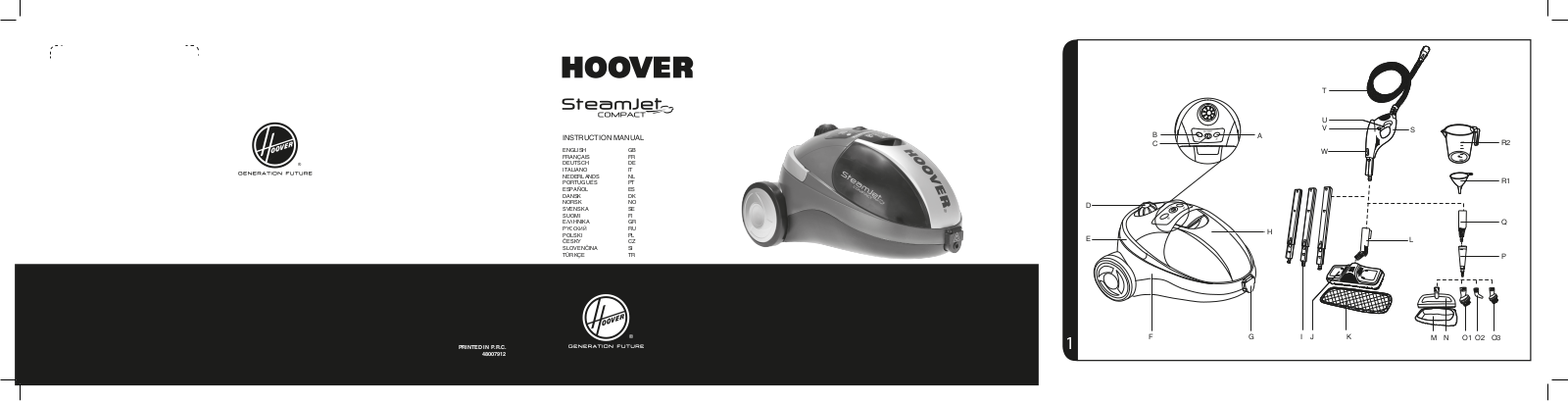 Hoover SCM1600 User Manual