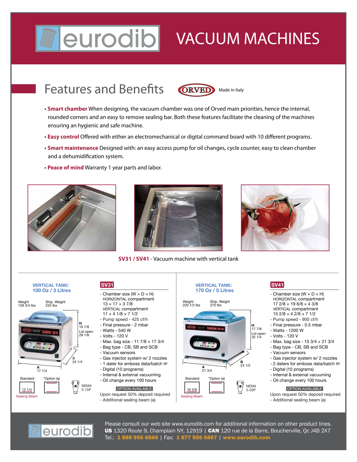 Eurodib 315VMB User Manual