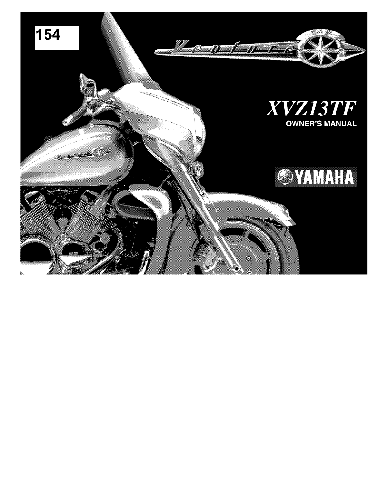 Yamaha XVZ13TF User Manual