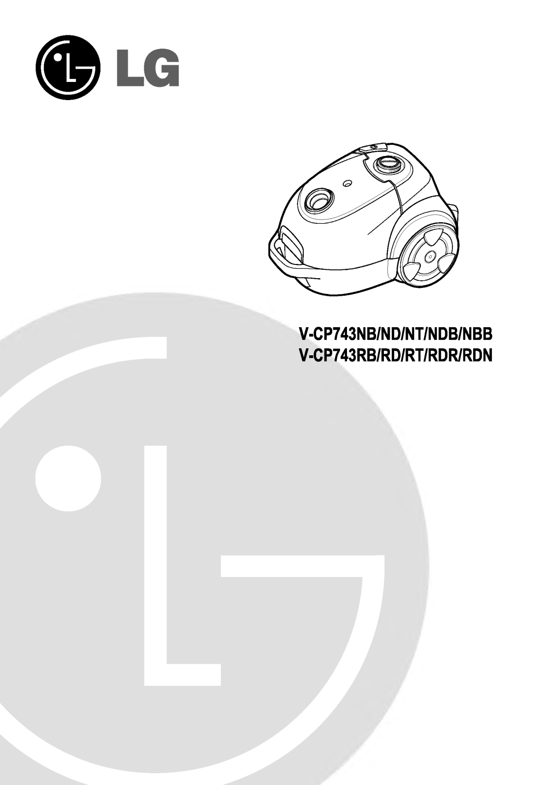 LG V-CP743NB User Manual