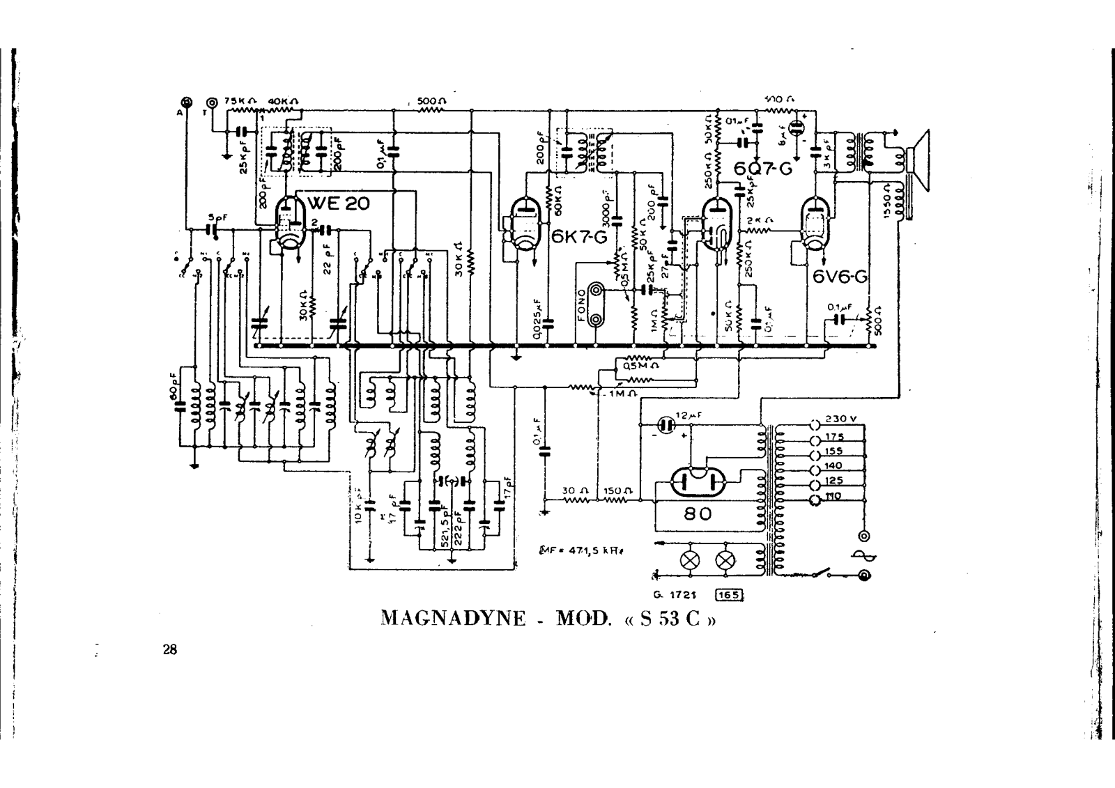 Magnadyne s53c schematic