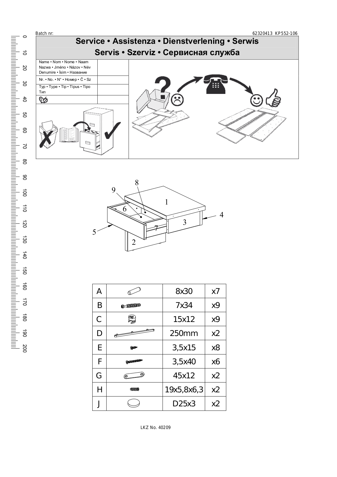 Home affaire Carita Assembly instructions