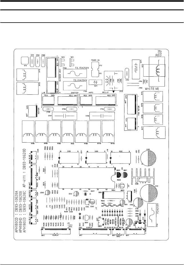 Samsung APH180, APH180HD0K-XIA PCB Diagram