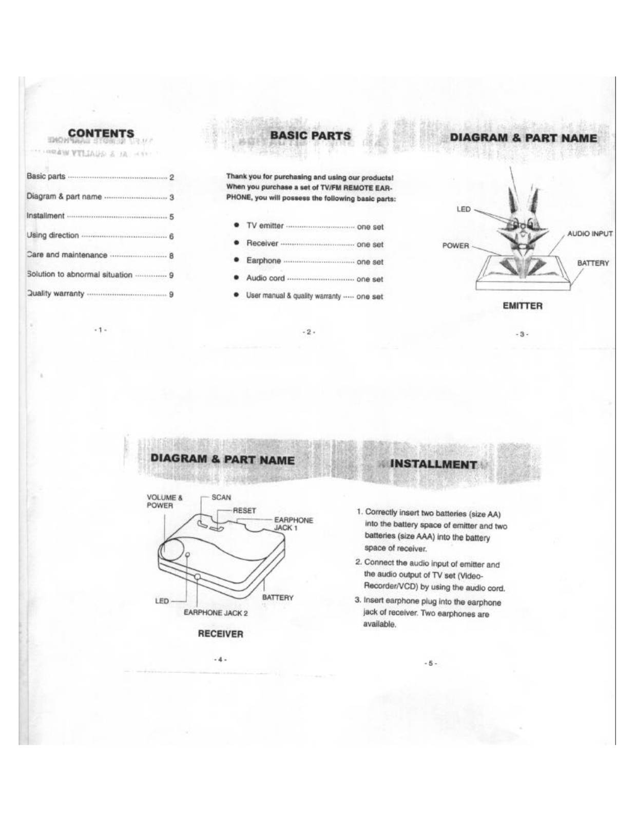 Hanming 21PHONE01 Users Manual