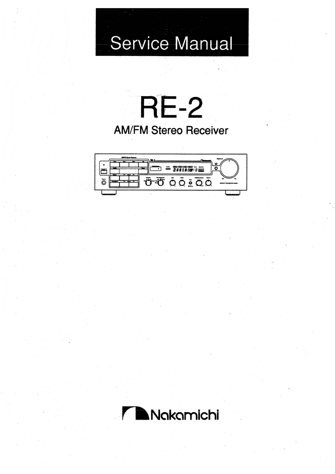 Nakamichi RE-2 Service Manual