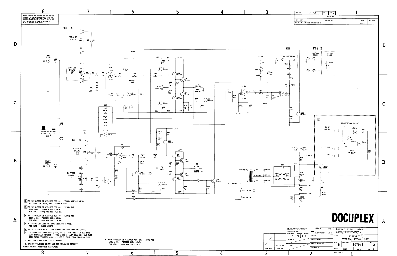 JBL Power 50 Schematic