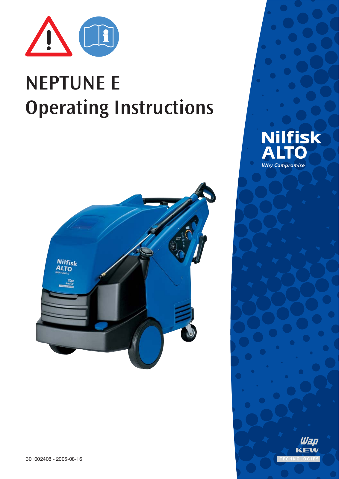 Nilfisk NEPTUNE E User Manual