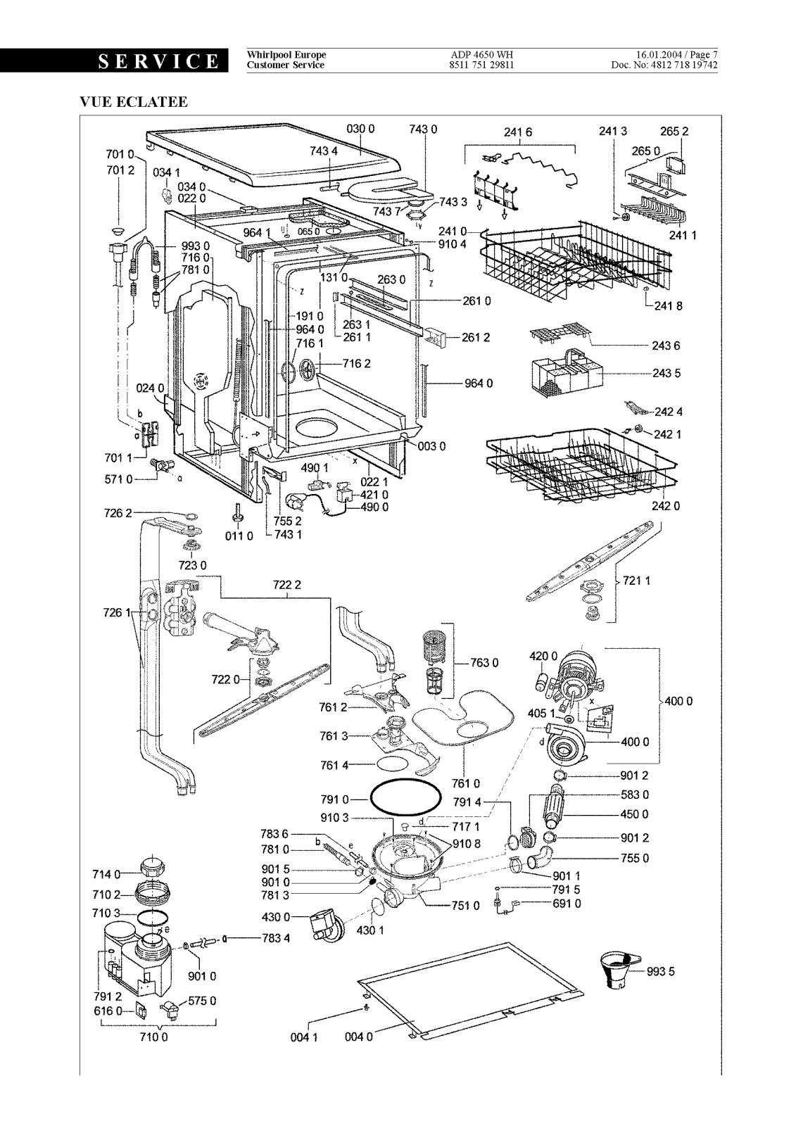 WHIRLPOOL ADP4650 User Manual