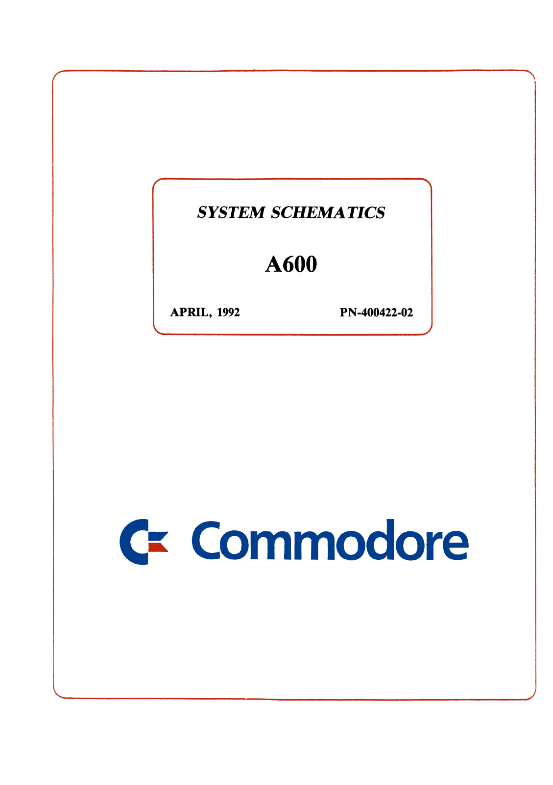 Commodore A600 a - ManualMachine.com